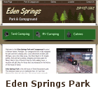 Our web site for Eden Springs Park and Campground