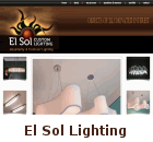 Our web site for El Sol Custom Lighting