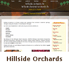 Our web site for Hillside Orchards