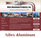 Our web site for Niles Aluminum Products