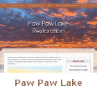 Our web site for Paw Paw Lake Restoration