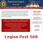 Our web site for American Legion Post 568