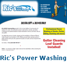 Our web site for Rics Mobile Power Washing