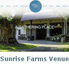 Our web site for Sunrise Farms Wedding Venue